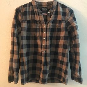 Madewell XS Henley flannel XS